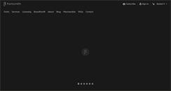 Desktop Screenshot of fontsmith.com